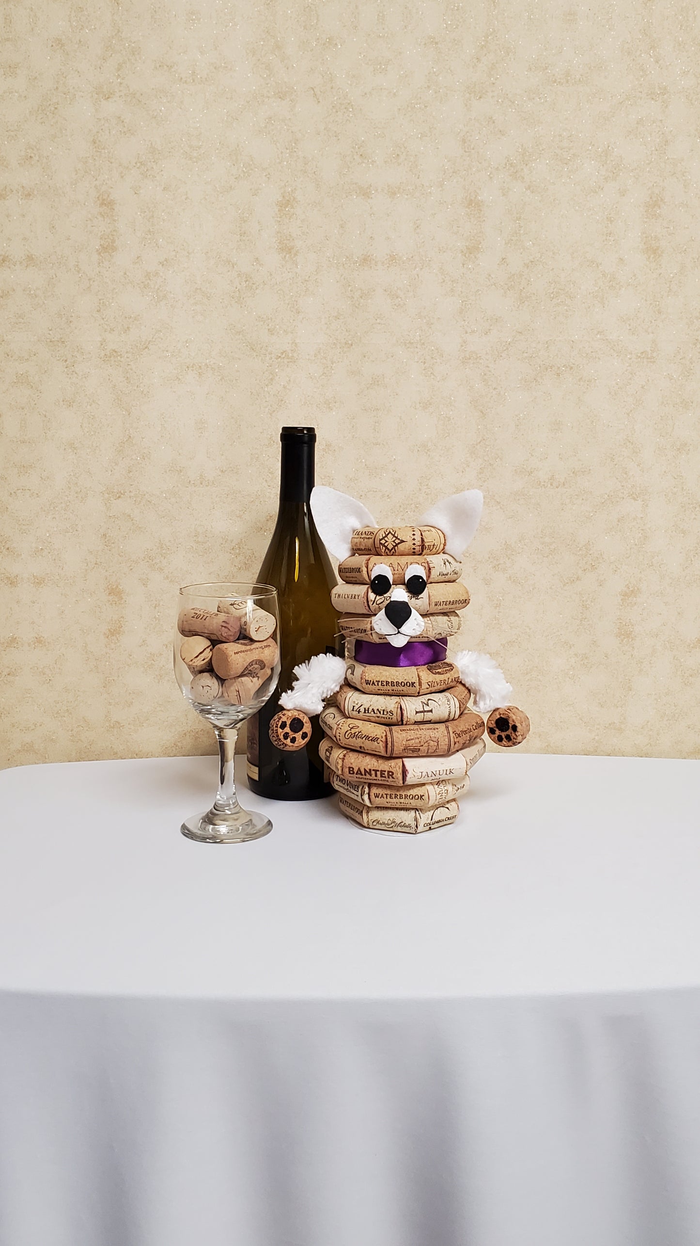 Cat Cork Figure